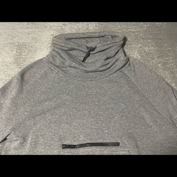 Nike sportswear modern funnel neck sweatshirt size M fits L grey VGUC - Picture 4 of 11